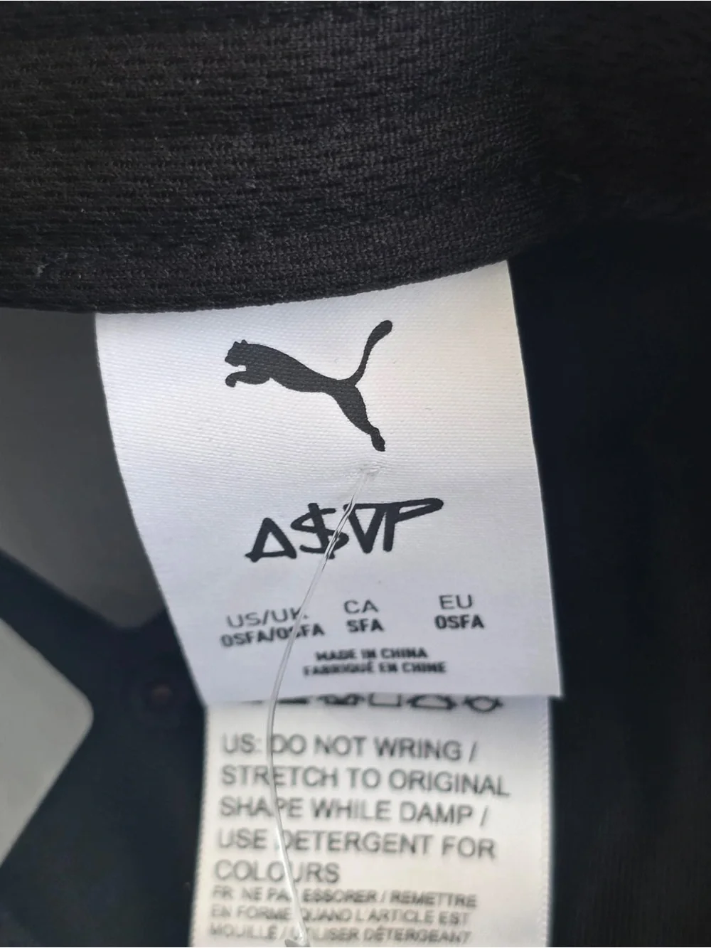 Puma x ASAP Rocky AWGE Racing SnapBack Hat Cap NWT